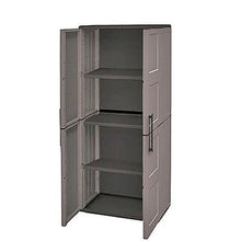 Load image into Gallery viewer, Plastic Storage Cupboard w/ Adjustable Shelving - All Sizes - Shire
