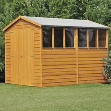 Load image into Gallery viewer, Overlap Double Door Shed w/ Windows - All Sizes - Shire
