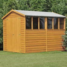 Load image into Gallery viewer, Overlap Double Door Shed w/ Windows - All Sizes - Shire
