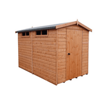 Load image into Gallery viewer, Security Single Door Premium Handmade Shed w/ Windows - All Sizes - Shire
