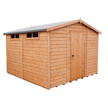 Load image into Gallery viewer, Security Single Door Premium Handmade Shed w/ Windows - All Sizes - Shire
