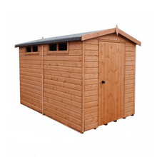 Load image into Gallery viewer, Security Single Door Premium Handmade Shed w/ Windows - All Sizes - Shire
