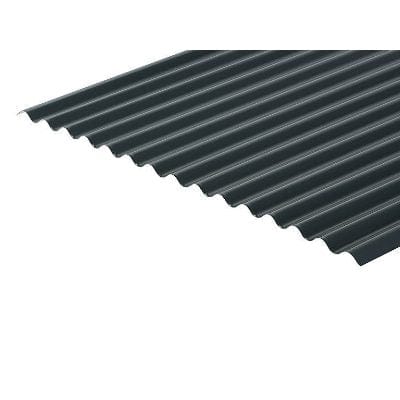 Cladco Corrugated 13/3 Profile Polyester Paint Coated 0.5mm Metal Roof Sheet Slate Blue - All Sizes