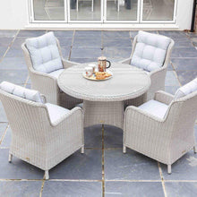 Load image into Gallery viewer, Astor 4 Seater Round Dining Set
