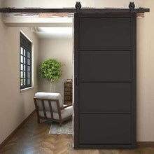 Load image into Gallery viewer, Soho Black Primed Panelled Interior Door - All Sizes - LPD Doors Doors

