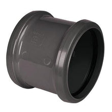 Load image into Gallery viewer, Ring Seal Soil Coupling Double Socket 110mm - All Colours - Floplast Drainage
