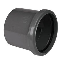 Load image into Gallery viewer, Ring Seal Soil Coupling Single Socket - 110mm Black - Floplast Drainage
