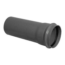Load image into Gallery viewer, Ring Seal Soil Pipe Single Socket 110mm Black - All Lengths - Floplast Drainage
