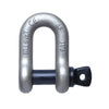 Blue Pin Dee Shackle - All Weights