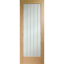Load image into Gallery viewer, Internal Oak Suffolk P10 (Clear Etched Glass) - XL Joinery
