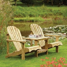 Load image into Gallery viewer, Softwood Adirondack Companion Seat - Rowlinson Outdoor &amp; Garden
