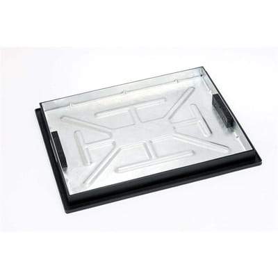 Recessed Locking Manhole Cover and Frame 600 x 450mm (5 Tonne Sealed)