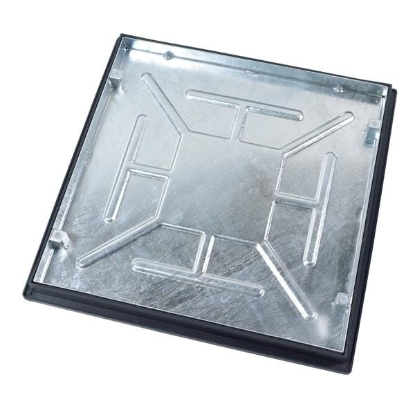 Recessed Locking Manhole Cover and Frame 600 x 600mm x 58mm (5 Tonne Sealed)