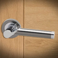 Load image into Gallery viewer, Timis Bathroom Door Handle Pack With Lock - XL Joinery
