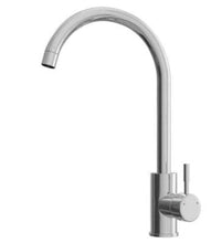 Load image into Gallery viewer, Tivoli Matt Black Kitchen Mixer Tap w/ Swivel Spout - Swan Neck - Ellsi
