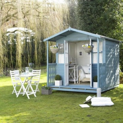 Houghton Shiplap 7ft x 7ft Summerhouse w/ Verandah - Shire Summerhouse