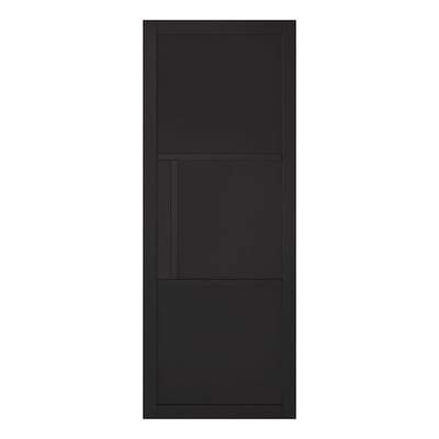 Tribeca Black Primed Panelled Interior Door - All Sizes - LPD Doors Doors
