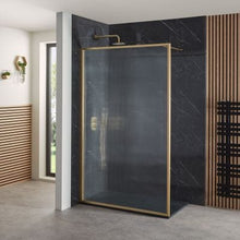 Load image into Gallery viewer, Velar Fluted Walk-in Panel 1200 x 1950mm - All Finishes - Aquaglass
