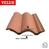 VELUX EDW Pro+ Single 120mm Tile Flashing Kit - All Sizes