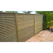 Load image into Gallery viewer, Frameless Venetian Hit and Miss Fence Panel - All Sizes - Jacksons Fencing
