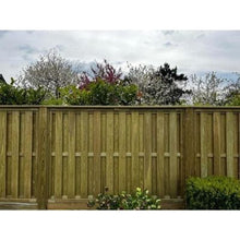 Load image into Gallery viewer, Level Top Hit and Miss Fence Panel (Vertical Boards) - All Sizes - Jacksons Fencing
