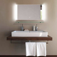 Load image into Gallery viewer, Westbury Rectangular Mirror with LED Side Lights, Demister and Shelf Kit - Aqua
