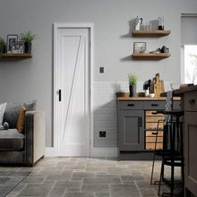Load image into Gallery viewer, Barn White Primed Interior Door - All Sizes - LPD Doors Doors
