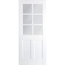 Load image into Gallery viewer, Canterbury White 6 Glazed Clear Light Panels Interior Door - All Sizes - LPD Doors Doors
