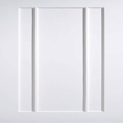 LPD Lincoln White Primed 3 Panel Interior Fire Door FD30 - Buy Online