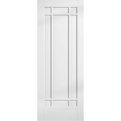 Manhattan White Primed 9 Panel Interior Fire Door FD30 - All Sizes - LPD Doors Doors
