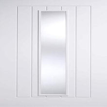 Load image into Gallery viewer, Mexicano White Primed 1 Glazed Clear White Panel Interior Door - All Sizes - LPD Doors Doors
