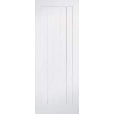 Mexicano White Primed Interior Fire Door FD60 - All Sizes - LPD Doors Doors