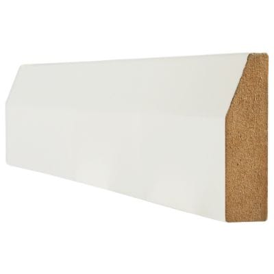 LPD White Primed Chamfered Architrave - 2200mm x 70mm - LPD