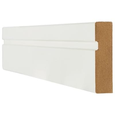 LPD White Primed Single Groove Architrave - 2200mm x 70mm - LPD