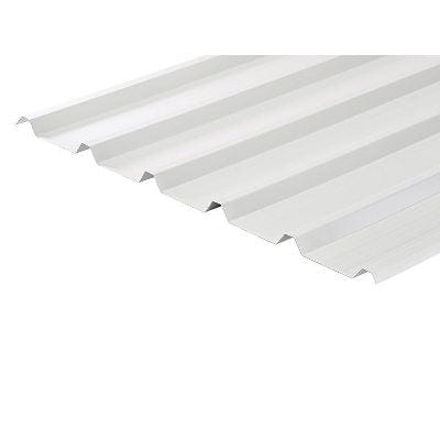 Cladco 32/1000 Box Profile Polyester Paint Coated 0.5mm Metal Roof Sheet (White) All Sizes - Cladco